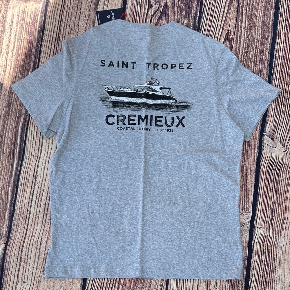Daniel Cremieux Saint Tropez Gray Tee